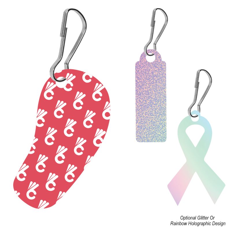 Custom Acrylic Zipper Pull - Custom Shape 4" - 1