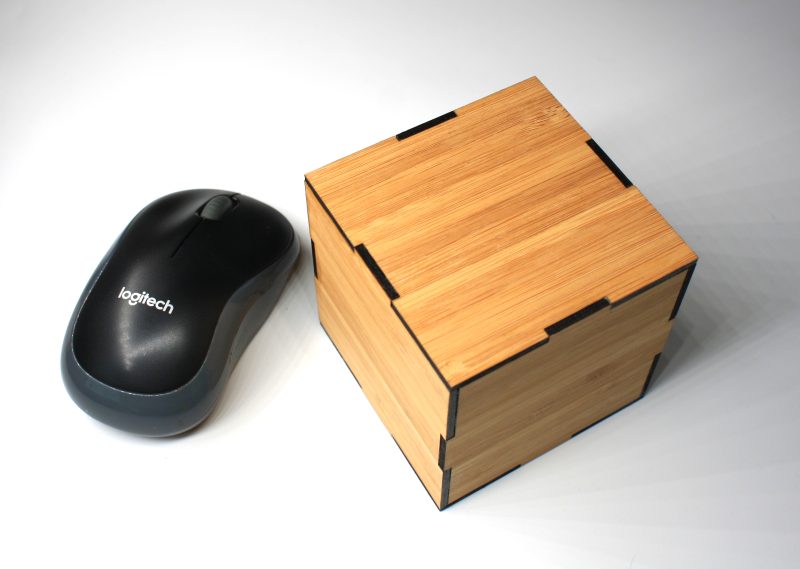 Custom Bamboo Logo Cube - 1