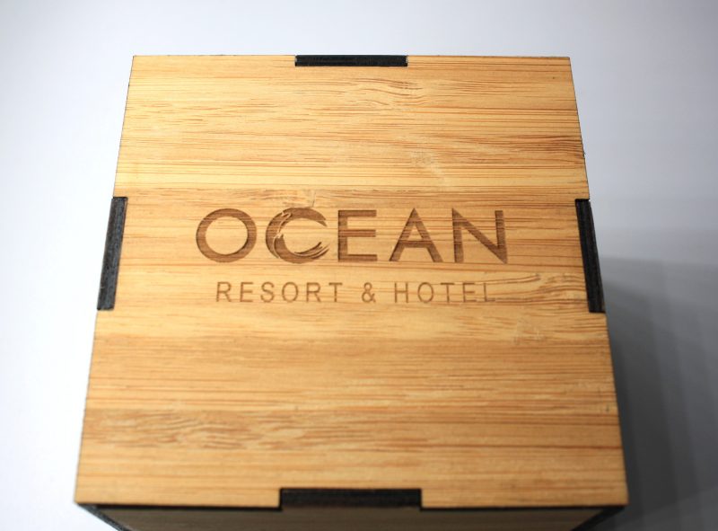 Custom Bamboo Logo Cube - 3