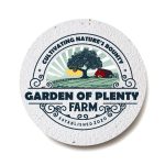 Custom Bloomin® Seed Paper Coaster
