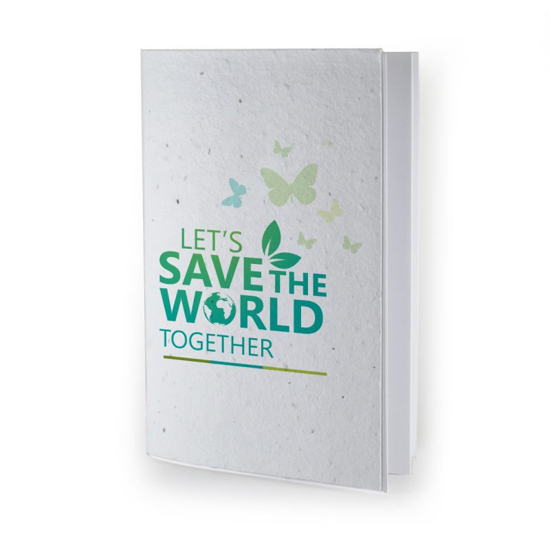 Custom Bloomin® Seed Paper Notebook - 2