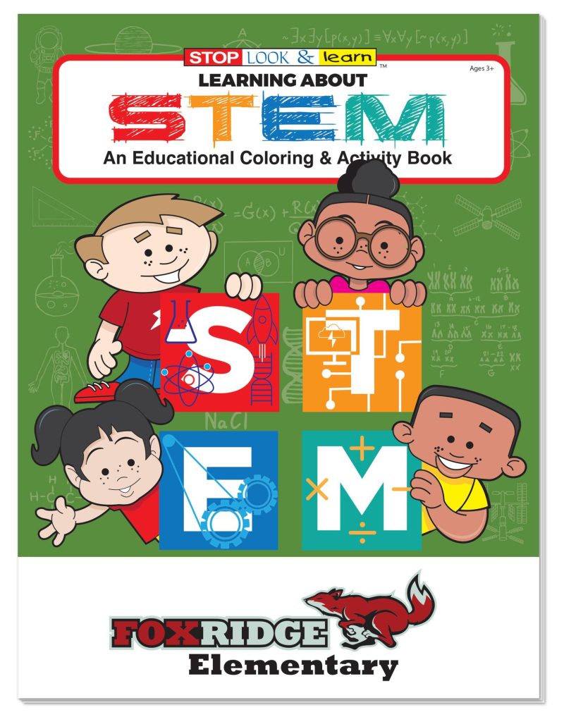 Custom Coloring Book: Learning About STEM