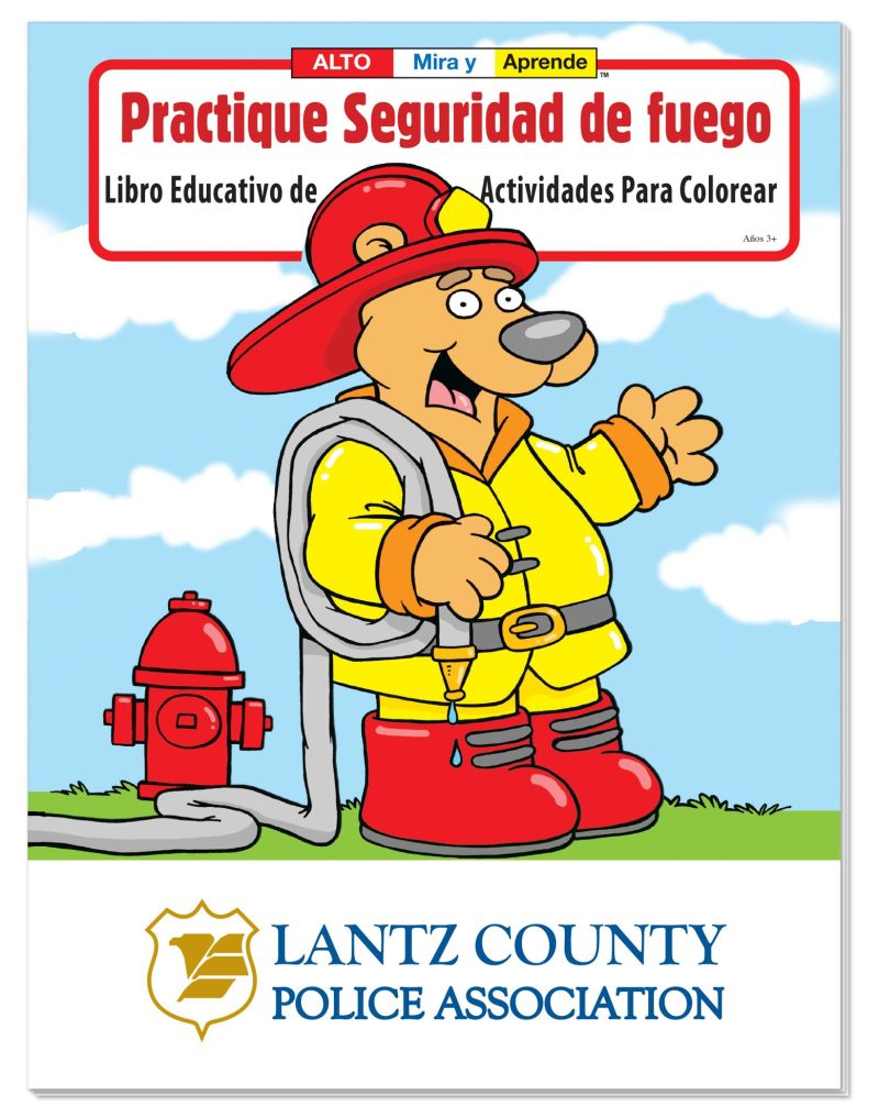 Coloring-Book-Practice-Fire-Safety-Spanish-41278 Custom Coloring Book: Practice Fire Safety (Spanish)