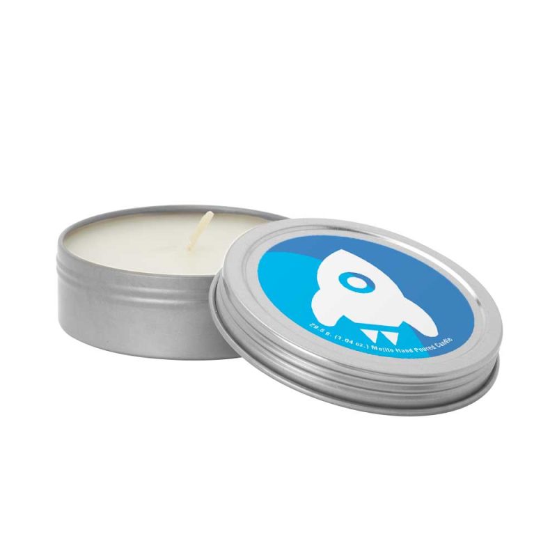 Custom Custom 2 oz. Scented Candle in Screw-Top Metal Tin - 3