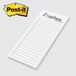 Custom Custom Printed Post-it® Notes (2 3/4"x6") 25 Sheets