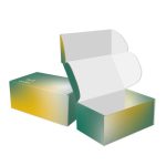 Custom E-flute Full Color Custom Mailer Boxes - 9" x 6" x 4"