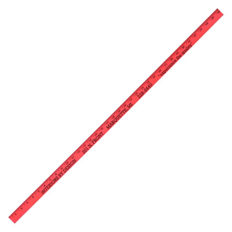 Custom Fluorescent Colorful Enameled Yardstick - 6