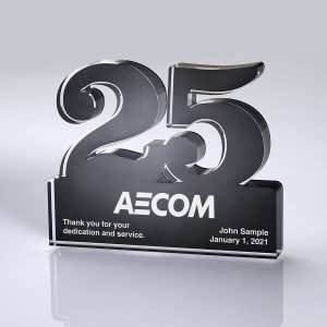 Custom Freestanding 25 Year Anniversary Award