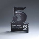 Custom Freestanding 5 Year Anniversary Award