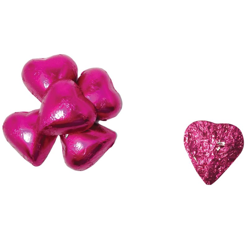 Custom Individually Wrapped Chocolate Hearts - 1