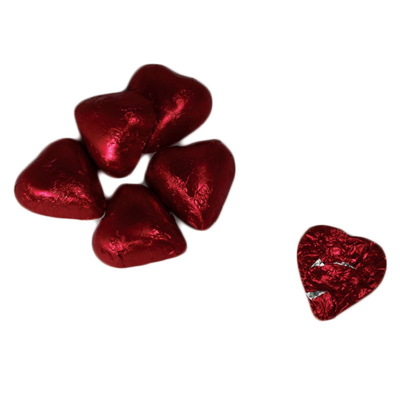 Custom Individually Wrapped Chocolate Hearts - 4
