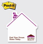 Custom Large Post-it® Custom Printed Notes Shapes (25 Sheets) 2 Spot Colors