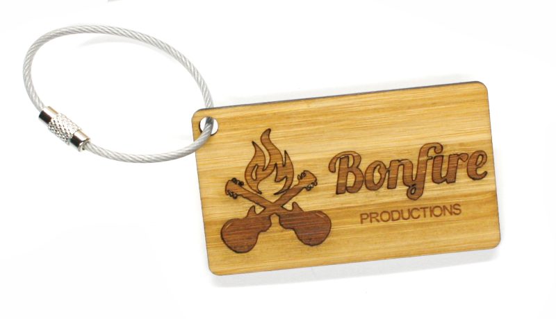 Large-Wooden-Keychain-in-Solid-Bamboo-KEYCHAIN-CB-LG Custom Large Wooden Keychain in Solid Bamboo