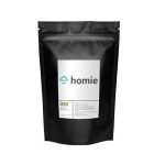 Custom Lemon Verbena Bath Salts in Black Stand-Up Pouch