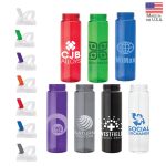 Custom Newport 25 oz. PET Bottle with Flip Spout