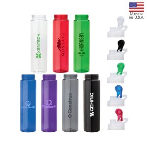 Custom Newport VII 25 oz. Water Bottle w/ Integrated Handle