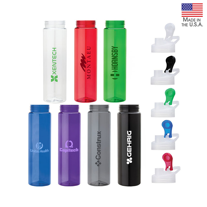 Custom Newport VII 25 oz. Water Bottle w/ Integrated Handle