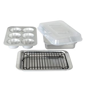 Custom Nordic Ware Naturals Compact Ovenware 5-Piece Bakeware Set