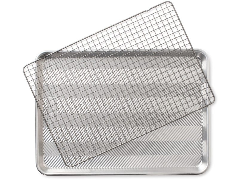 Custom Nordic Ware Prism Half Sheet W/Oven-Safe Nonstick Grid