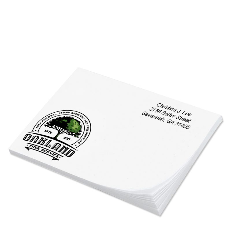 Custom Post-it® 4" X 3" Full Color Recycled Notes – 25 Sheets