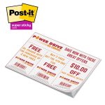 Custom Post-it® Custom Printed Super Sticky Notepad - 6" x 8"