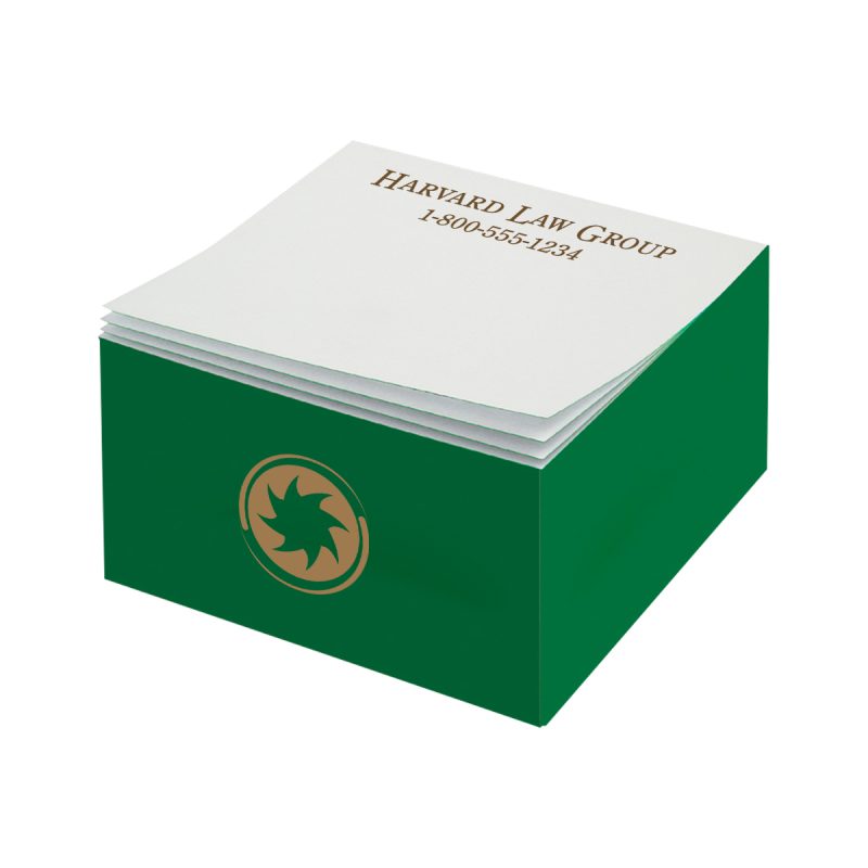 Custom Post-it® Full Color Notes Half Cube