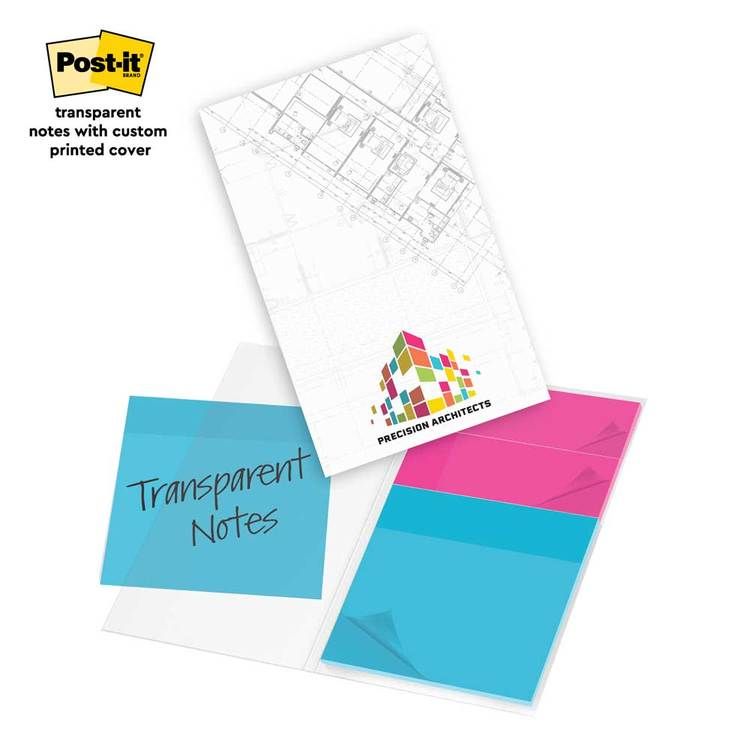 Post-it®-Transparent-Notes-with-Custom-Printed-Cover-OPTN13-OPNT13-1 Custom Post-it® Transparent Notes with Custom Printed Cover - 1