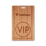 Custom Real Wood Event Badge Credential - 5