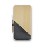 Custom Restaurant Wood Vegan Leather Bill/Check Presenter (CHEHALIS) - 3