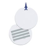 Custom Round Celebrity Bag Tag - 4CP - 1