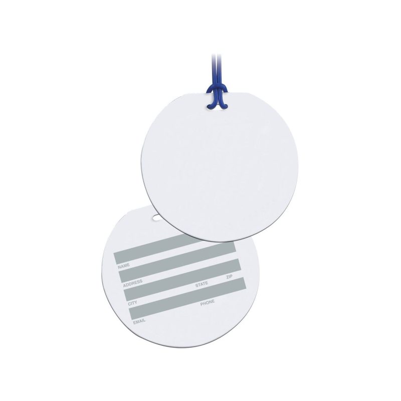 Custom Round Celebrity Bag Tag - 1
