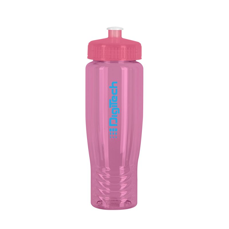 Custom SAHARA 28 oz. Eco-Polyclear™ Sports Bottle with Push/Pull Lid - 5
