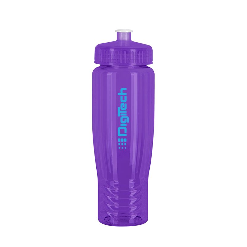 Custom SAHARA 28 oz. Eco-Polyclear™ Sports Bottle with Push/Pull Lid - 6