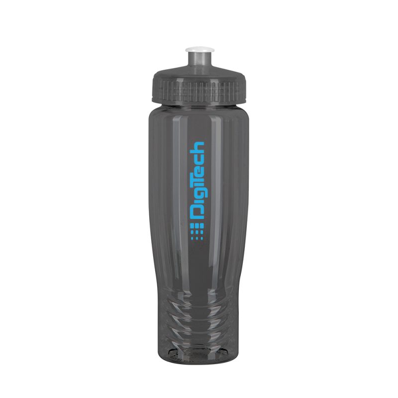 Custom SAHARA 28 oz. Eco-Polyclear™ Sports Bottle with Push/Pull Lid - 8