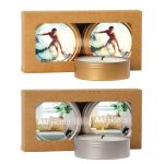 Custom Scented Candle 2-Pack in Kraft Window Box - 3