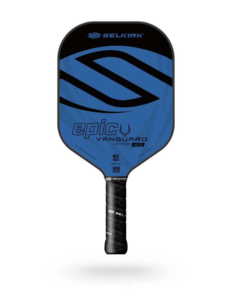 Selkirk-Vanguard-Hybrid-Epic-Lightweight-Blue-Note-Pickleball-Paddle-2075VG-20 Custom Selkirk Vanguard Hybrid Epic Lightweight Blue Note Pickleball Paddle