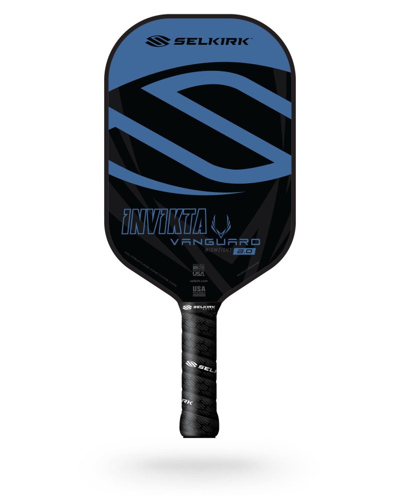 Custom Selkirk Vanguard Hybrid Invikta Midweight Blue Note Pickleball Paddle