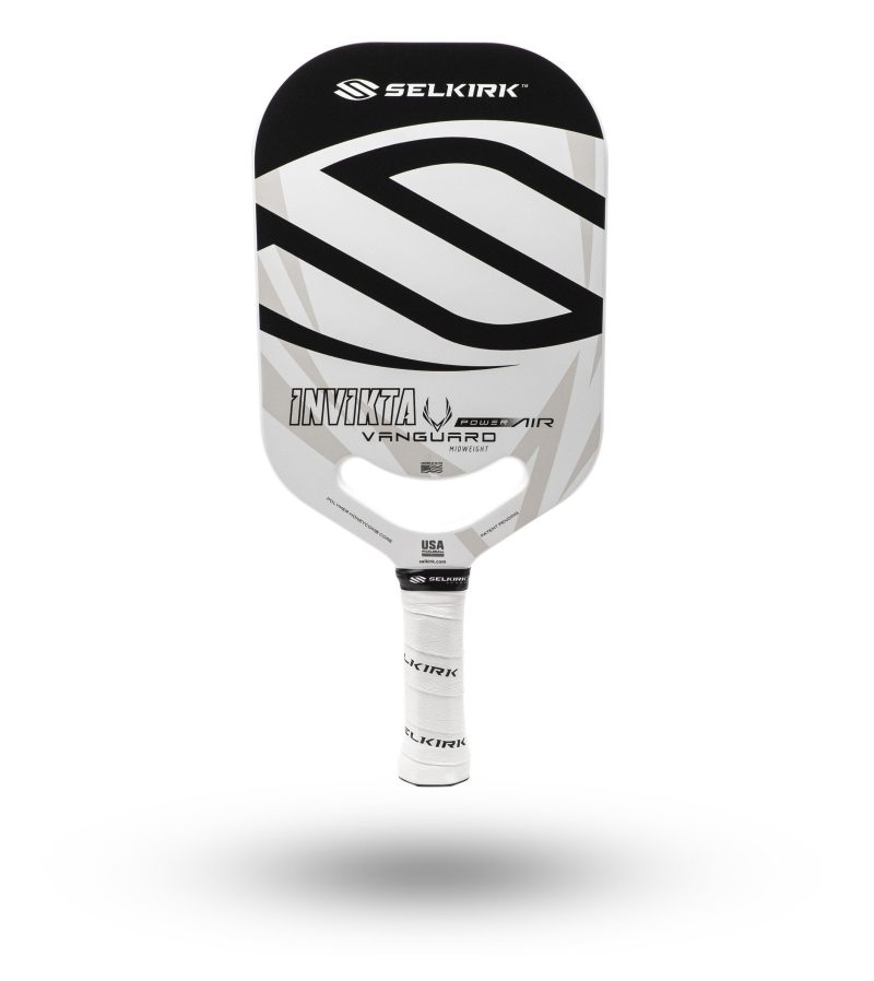 Custom Selkirk Vanguard Power Air Invikta Midweight Black Pickleball Paddle