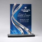 Custom Small Sweeping Ribbon Award