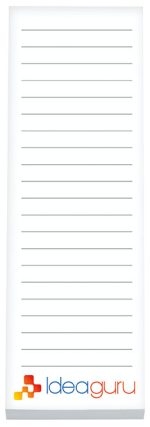 Custom Souvenir® 3" x 9" Scratch Pad