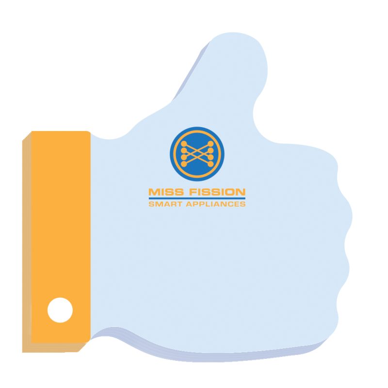Custom Souvenir® Sticky Note™ 3" x 3" Die Cut Pad