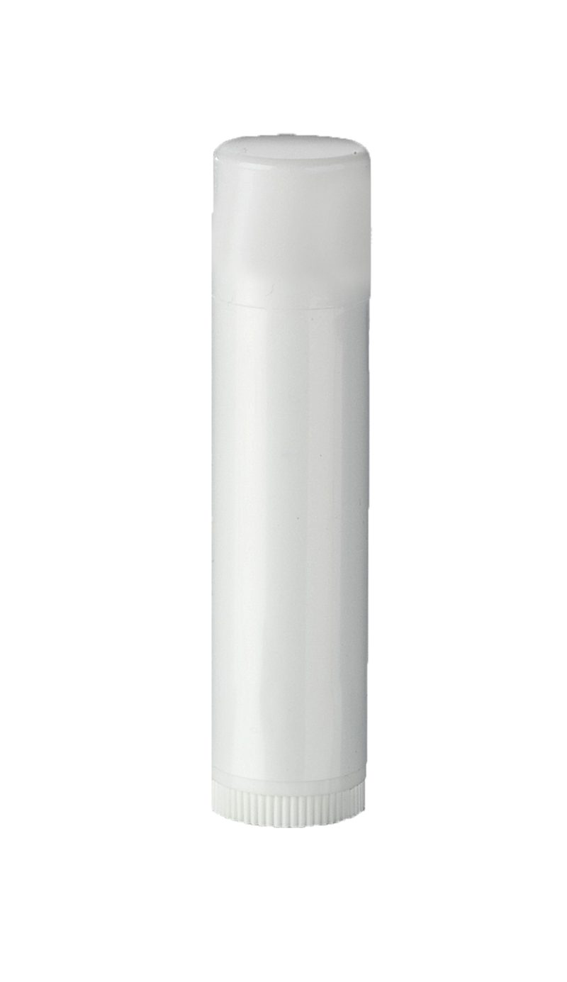Custom SPF 30 Soy Based Lip Balm in White Tube - 1