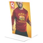 Custom Stick'n Glide Table Topper Display 5 4/5" X 8 3/10" - 2