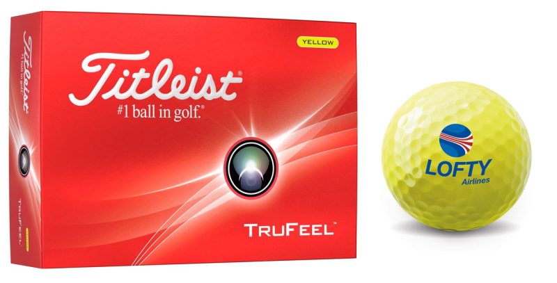 Custom Titleist® TruFeel™ Golf Ball Standard Service - 1