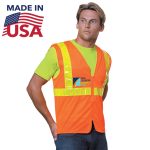 Custom USA Made Class 2 Mesh Reflective Safety Vest