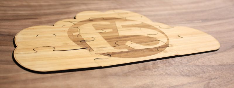 Custom Wooden Logo Puzzle (GARFIELD) - 2