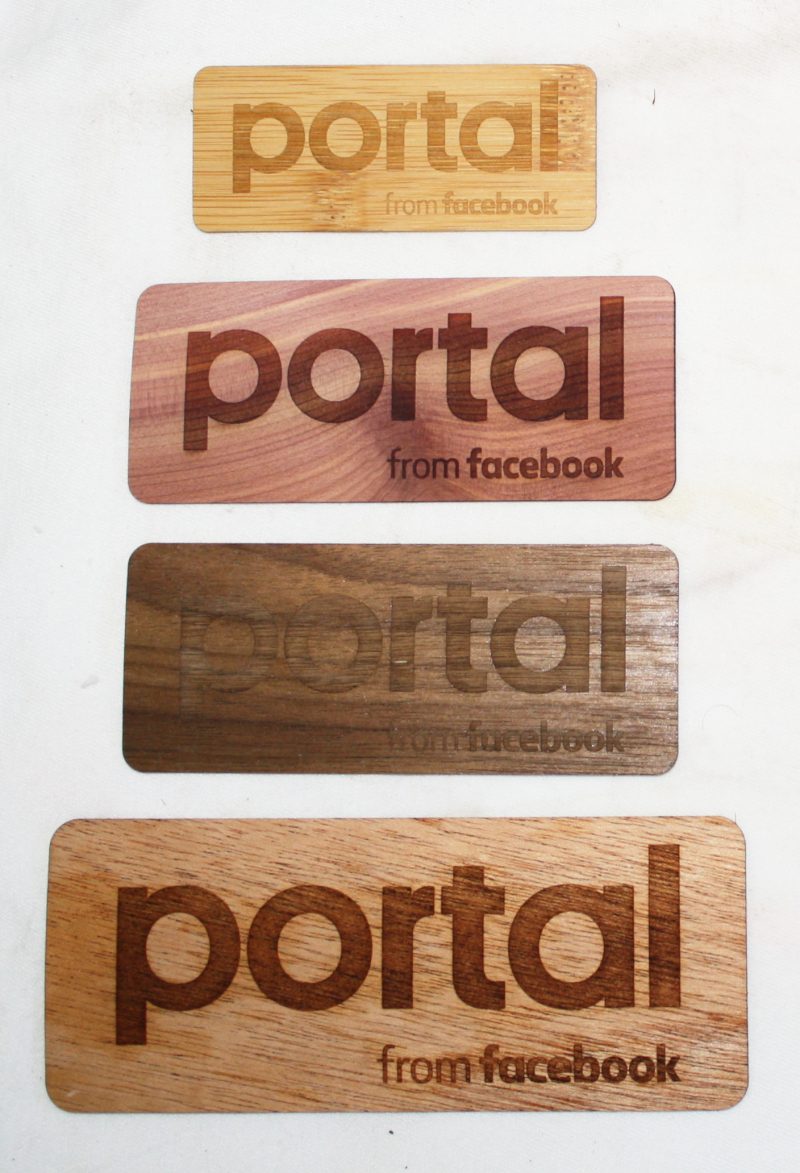 Custom Wooden Logo Sticker (HAWKS) - 3