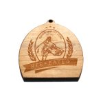 Custom Wooden Pendant Ornament (KOOTENAI) - 2