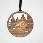 Custom Wooden Pendant Ornament (KOOTENAI) - 4