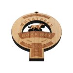Custom Wooden Pendant Ornament (KOOTENAI) - 6
